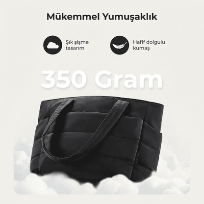 Whenaura Puffy Tote Bag