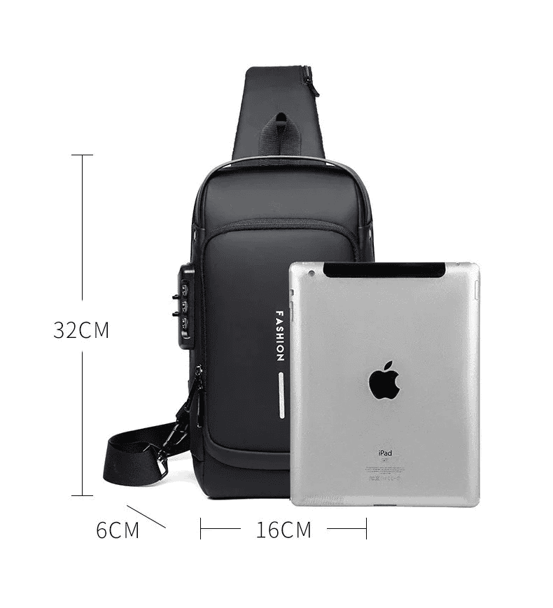 Whenaura Lockable Chest Bag