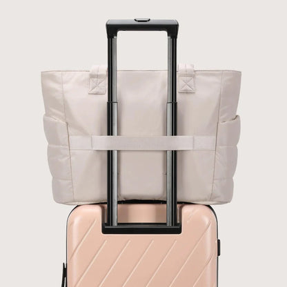 Whenaura Puffy Tote Bag