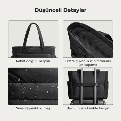 Whenaura Puffy Tote Bag